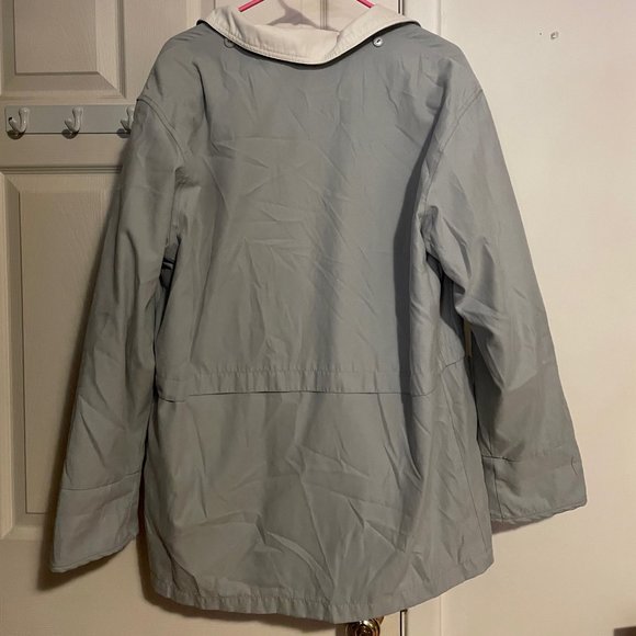 Womens Worthington Pale Green Windbreaker Vintage Jacket Size Large - Picture 2 of 3